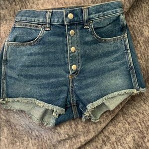 Rag and bone cut off shorts